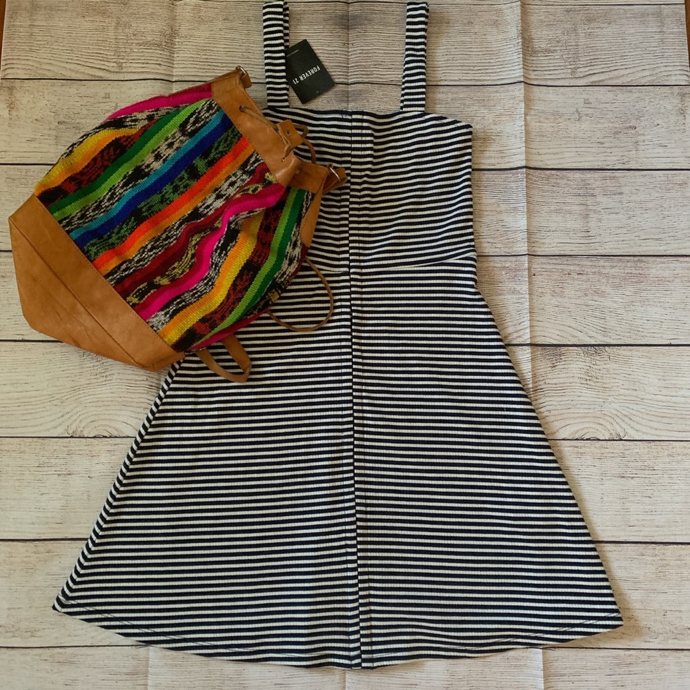 Forever 21 Ribbed Cotton Sundress NWT